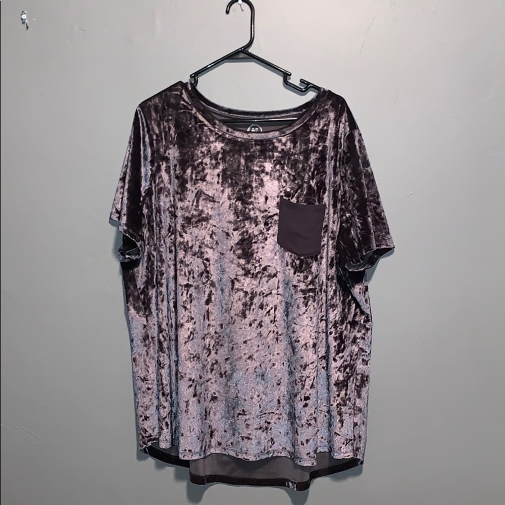velvet t-shirt